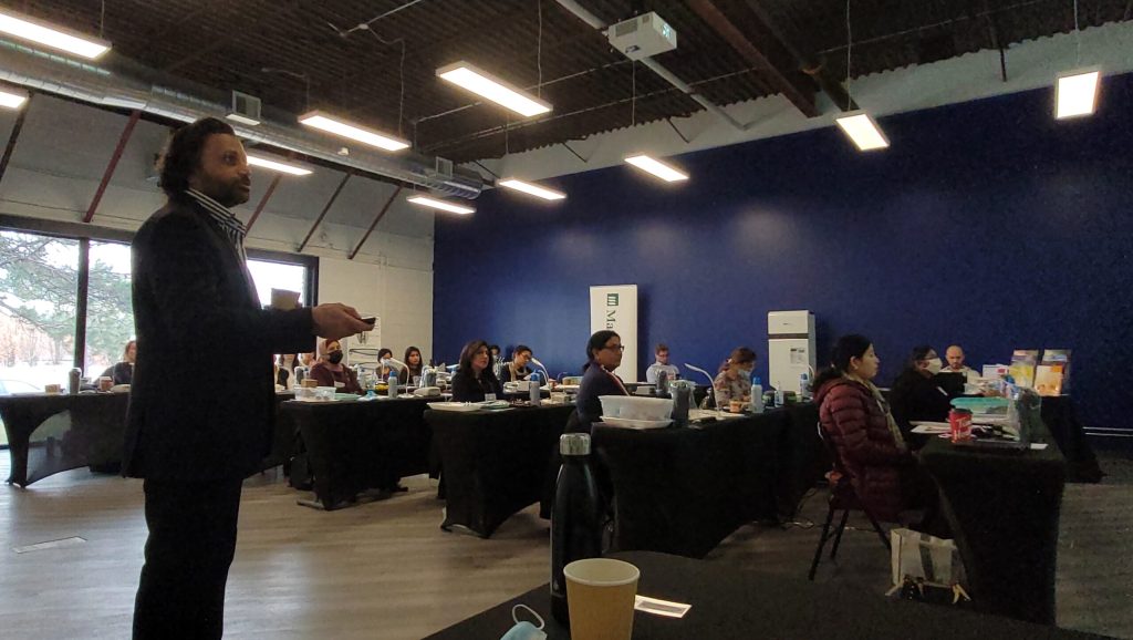 Delegates at an Implant Training Group hands-on session