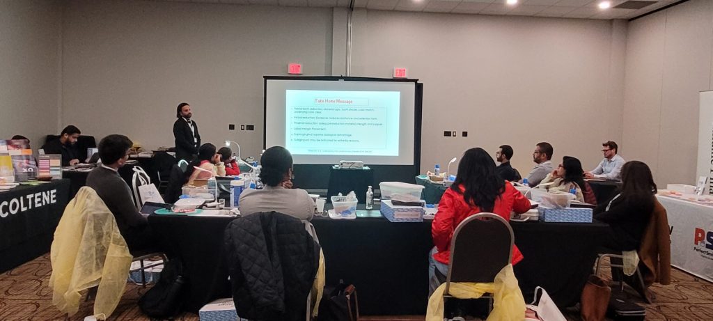 Group session at the Implant Training Group residency